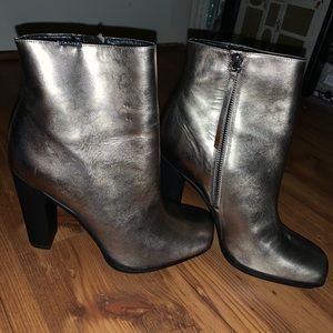 Calvin Klein, heeled boot.